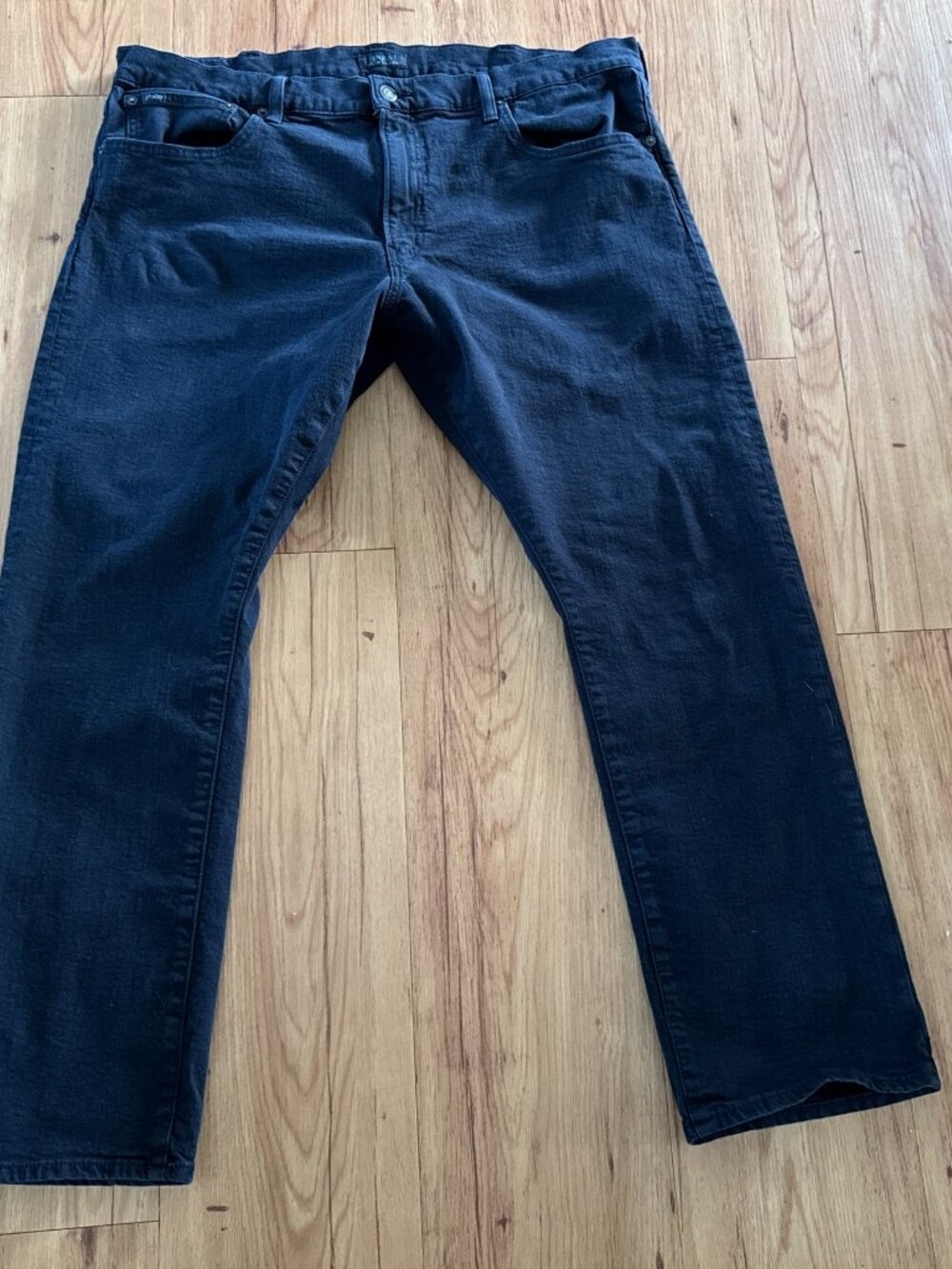 Polo Ralph Lauren Black Jeans Pants The Varick Slim Straight Men’s 38x30 EUC.